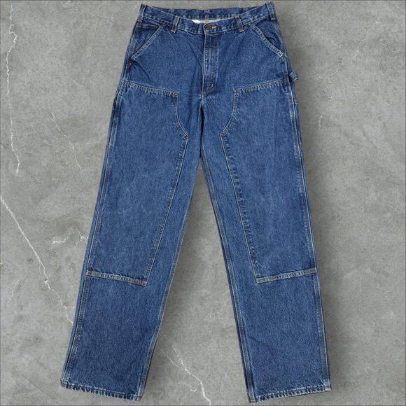 Carhartt B73-DST Denim Double Knee Loose Original Fit Jeans 36x36 (Actual 36x35) - Picture 1 of 7